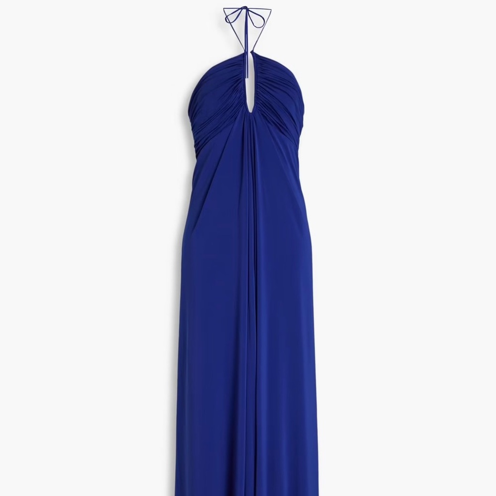 NWT Banana Republic Blue Satin Dress XL
